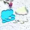 New Crystal Epoxy DIY Crafts Mold Door Handmake Cloud Combination Pendants Mold Hanging Silicone Mold DIY