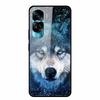 For Honor 90 Lite Case Honor90 Pro 5G Wolf Cats Tempered Glass Hard Covers for HuaWei HONOR 90 Pro 90Lite Protective Luxury Capa