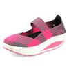 Spring New Handmade Women's Shoes Sports and Leisure Women's Thick-soled Heel Rocking Shoes Women
