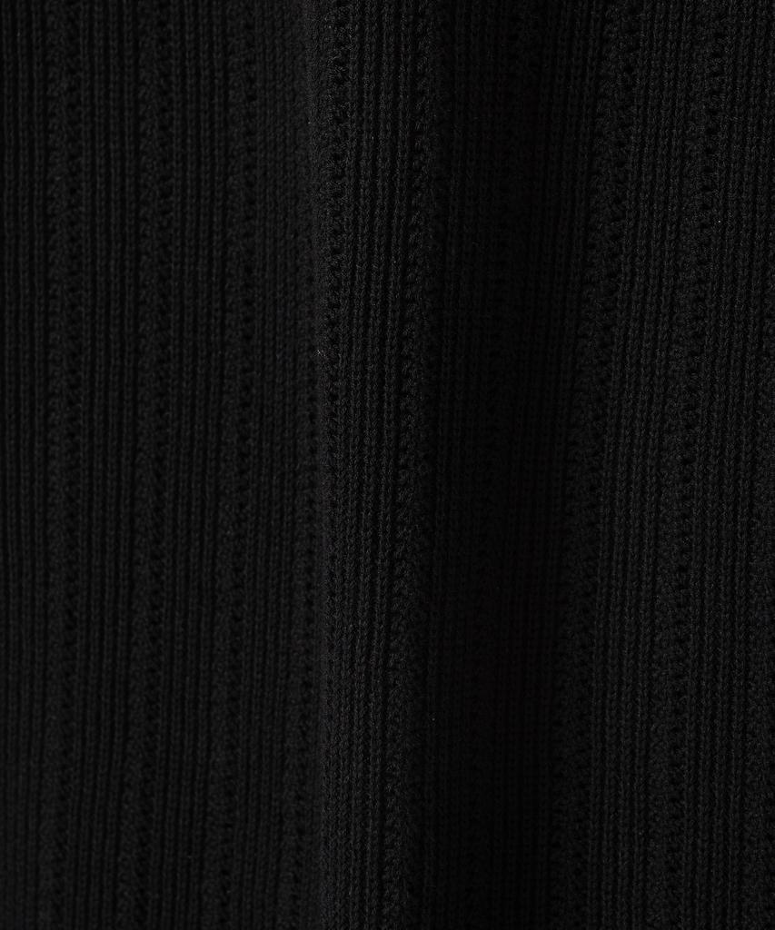 Nonblank Punching Knit Vest_Black