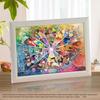 Tenyo in Buntglas Gyutto Serie Puzzle Disney Disney Pixar Farbkreis mit Servicekarte (Tenyo) [Hergestellt in Japan] 500 Stück (25 x 36 cm)
