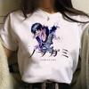 2025 Japanese Anime Noragami Fashion Print Ladies T-shirt Casual Basics O-collar White Shirt Short Sleeve Ladies T-shirts