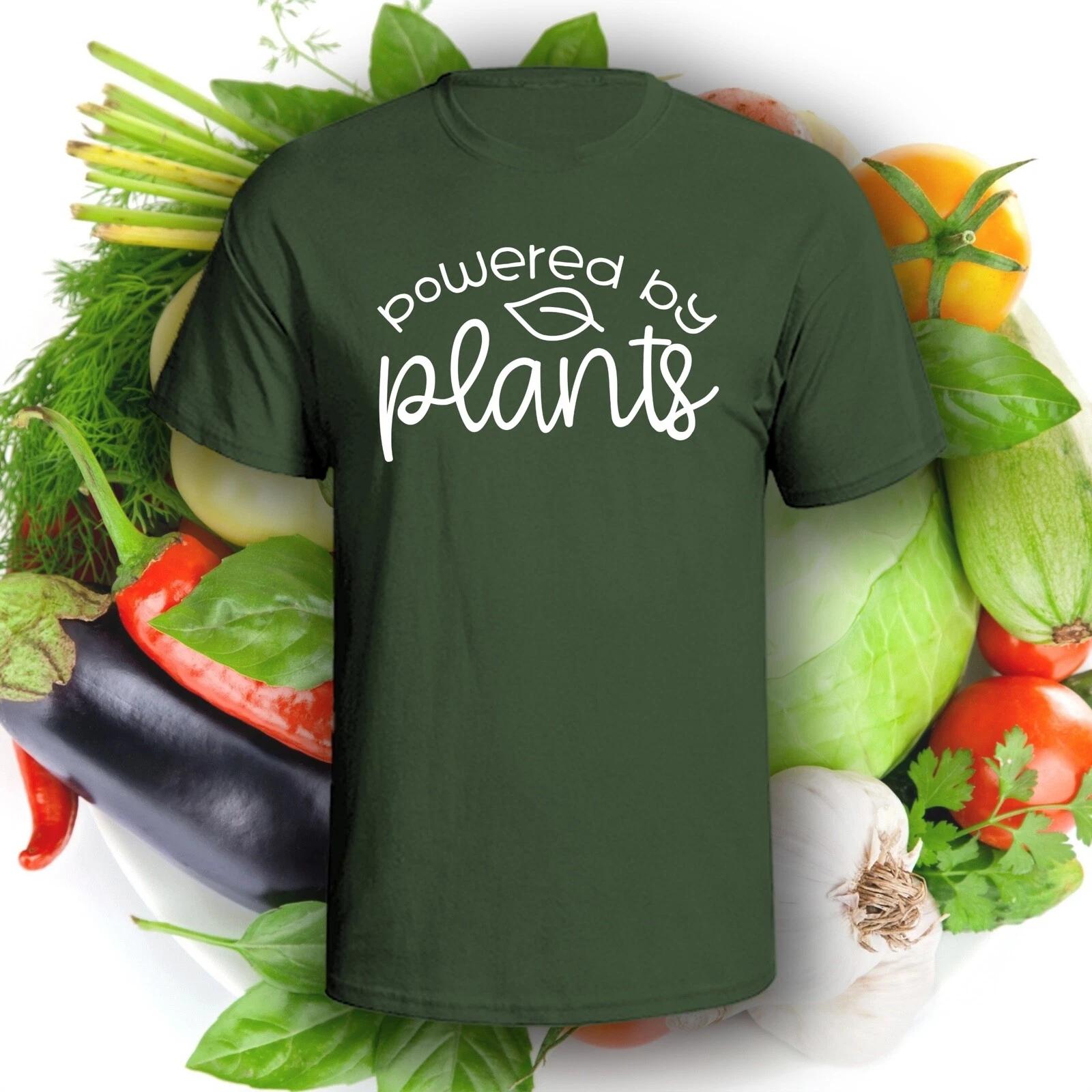 Powered By Plants T-Shirt | Pick Your Color! | Vegan / Vegetarian S
