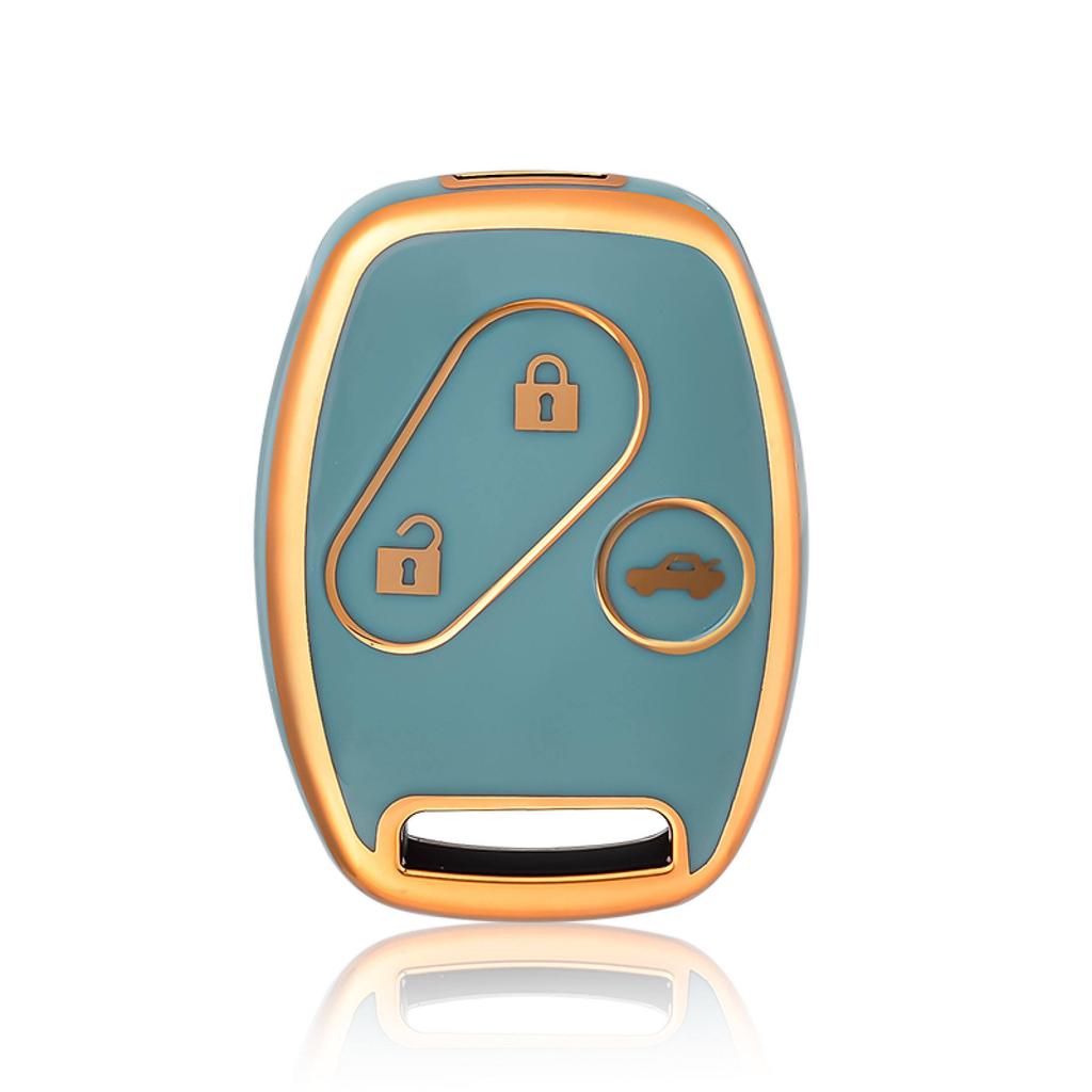 2/3 Buttons Soft TPU Car Key Case Cover for Honda Fit CIVIC JAZZ Pilot Accord CR-V Freed Freed Pilot StepWGN Insight Key Shell