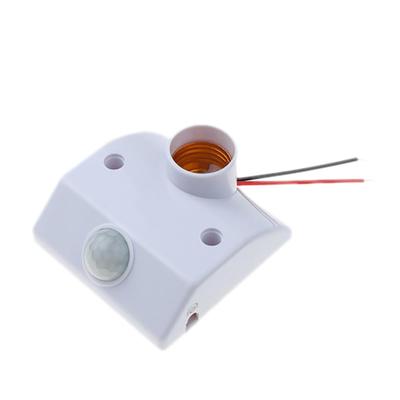 Lamp Base E27 AC LED Bulb Base Infrared IR Sensor Automatic Wall Light Holder Socket Motion Detector