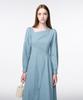 Etmont Unbalance Line Pintuck Dress Grayish Blue
