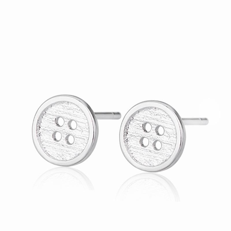 Minimalist Fashion Stud Earrings For Women Students Personalized Versatile Daily Wear Jewelry Accessories