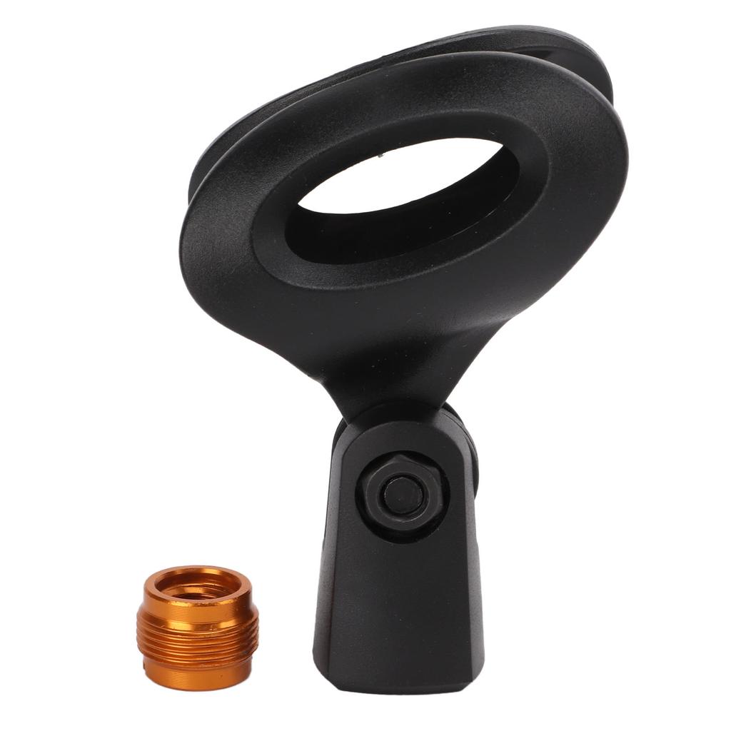 R6 Microphone Plastic Black Stand Holder Microphone Flexible Clamp Clip Holder Mount