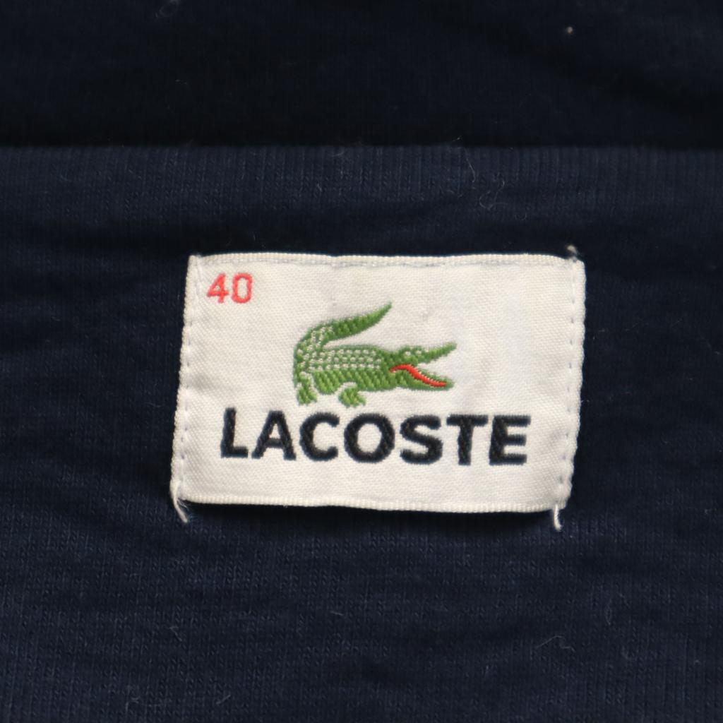 Lacoste Made In Japan Sweat Jacket 40 Navy Women Used