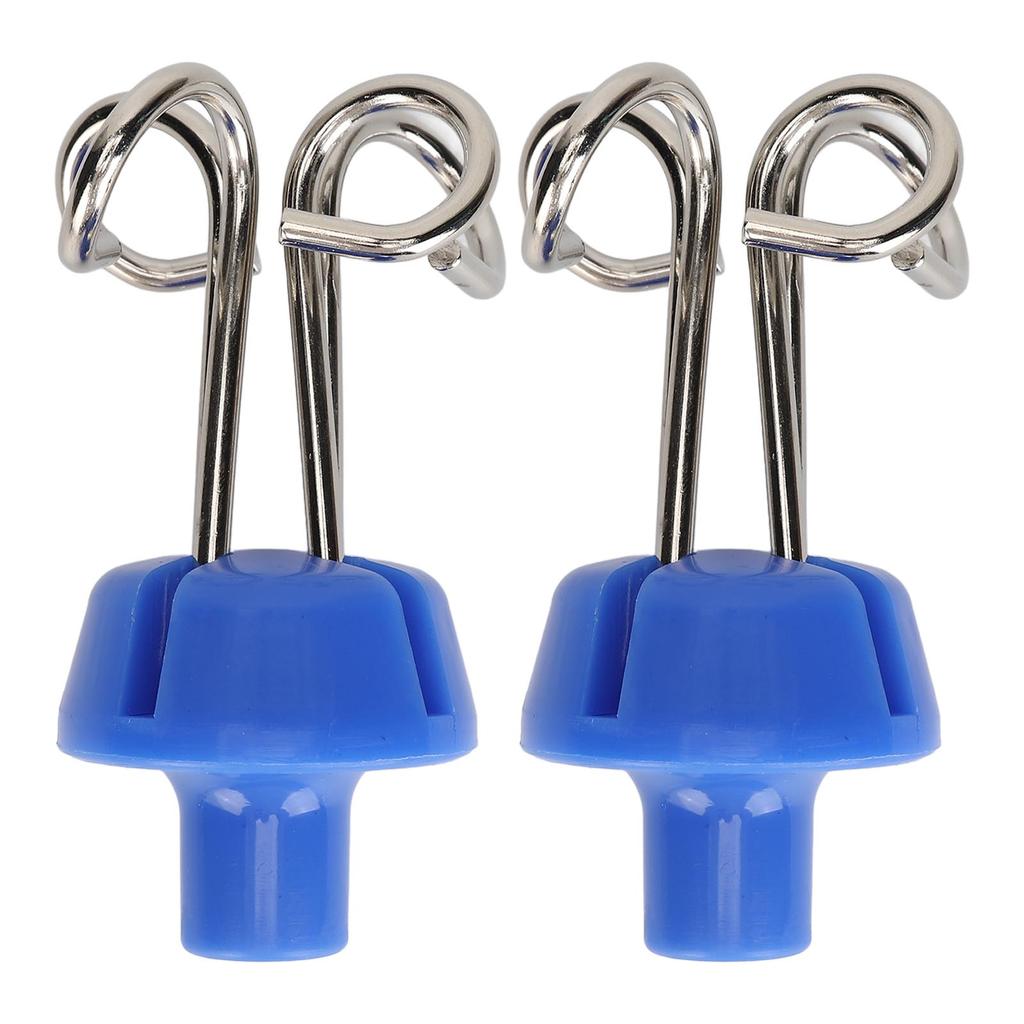 2PCS Ganchos para Suporte de Soro 4 Cabides Metal Gancho Vertical para Suporte de Infusão para Uso Médico Hospitalar