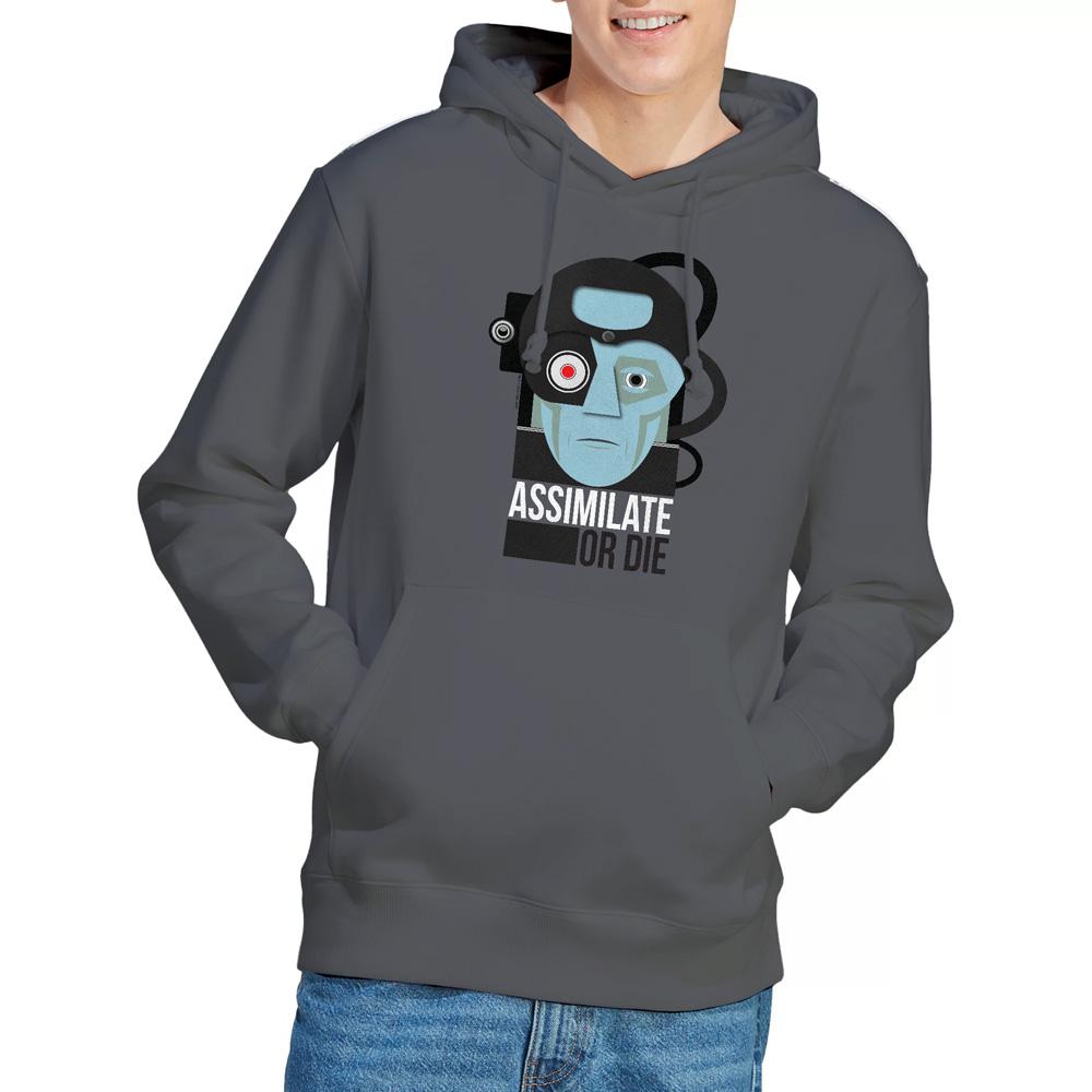 Star Trek Mens Assimilate or Die Hoodie