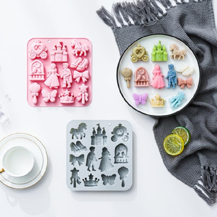 Elegant Princess Shape Silicone Mould For Home Chocolates And