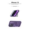 360 Rotating Magnetic Phone Case With Kickstand IPhone 17 Pro 16 15 14 Series PC Matte Anti-Slip Shockproof Cover