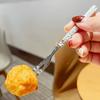 Thickened Stainless Steel Light Luxury Fruit Fork Creative Senior Household Thickened Cake Dessert Fork Hotel Dim Sum Fork