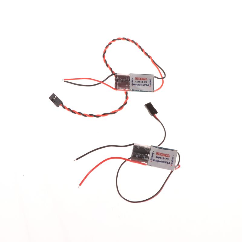 3A 5A 7A External Ubec Voltage Regulator Anti-Interference Support 2S-7S Receiver Power Supply For Rc Airplane Aircraft