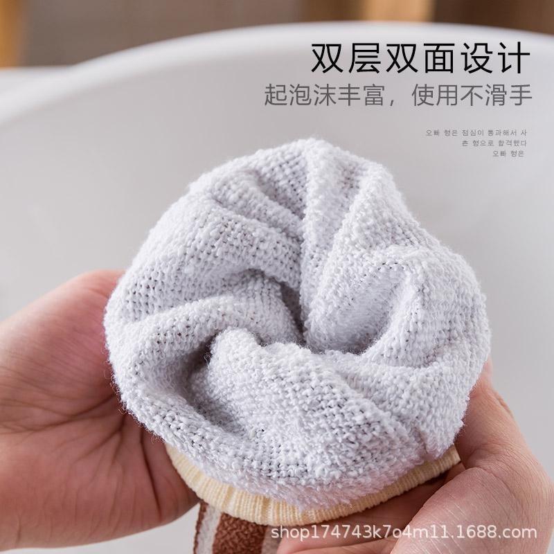 Adults Scrub Glove Exfoliating Natural Dead Skin Cheap Double Side Exfoliating Glove for Skin Peeling Shower Sponge Glove Women