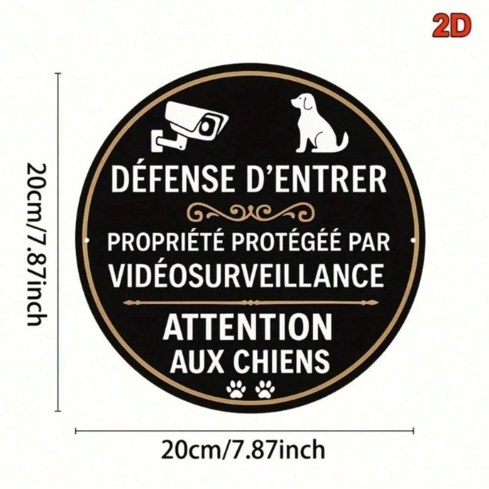 Metal Dog Camera Sign Outdoor Indoor Decor