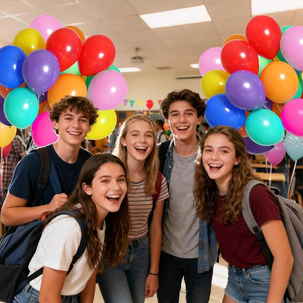 Set de 200 globos multicolores de 5 pulgadas, adecuado para bodas, cumpleaños, fiestas temáticas, fiestas de compromiso, reuniones familiares