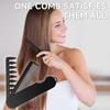 Texture Comb for Men, Voluminous Wide Tooth Comb for Fluffy & Textured Hairstyles, Gray