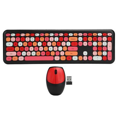 Kabelloses Tastatur-Maus-Set 2.4G Kabellos 110 Tasten Tastatur Maus Computerzubehör
