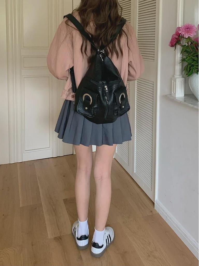 2025 Koreanischer vielseitiger Umhängerucksack mit großem Fassungsvermögen für Studenten und Pendler