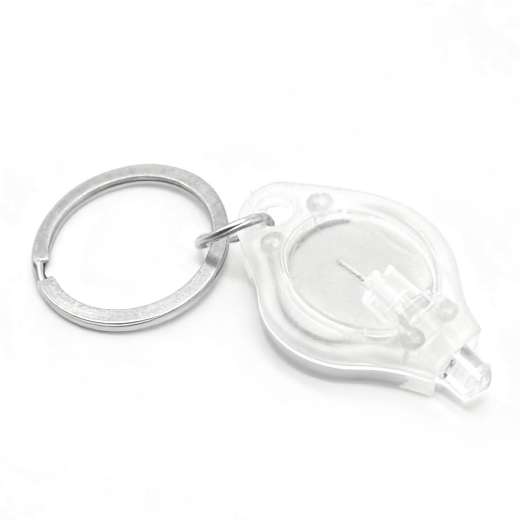 Schlüsselanhänger-Taschenlampe Ultra Mini Schlüsselring-Licht Rautenform für UV-Härtung Lila Licht