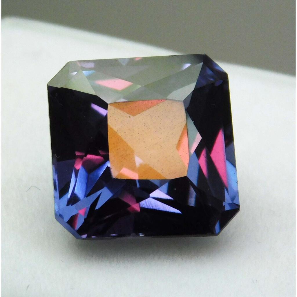 Natural Alexandrite 7.20 Ct Color Change Square Stunning Certified Gemstone