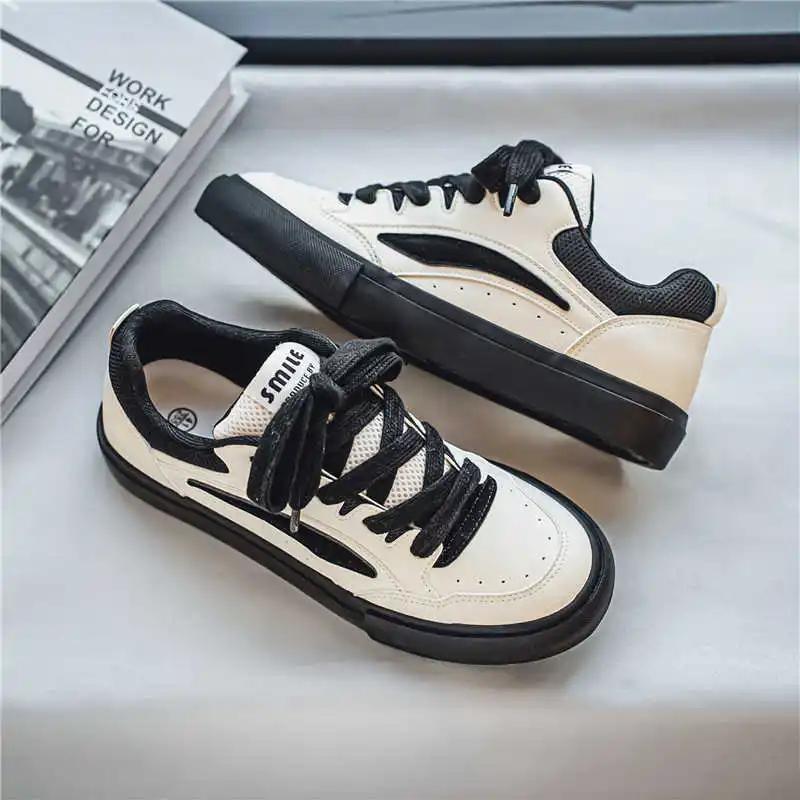 Size 42 Lace Up Best Men's Sneakers Mules Tennis Man Sport Sport Shoes Krasovka Aestthic Sneackers