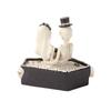 Coffin Skeleton Couple Home Furnishings Gothic Decoration Resin Crafts Funny Atmosphere