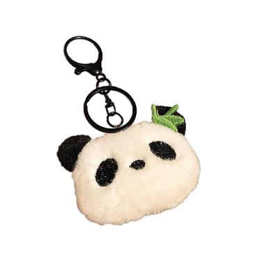 Akkerds Mini Mascot Holder Pom Panda Plush Toy