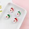 Three-Dimensional Colorful Santa Claus Pendant for DIY Jewelry