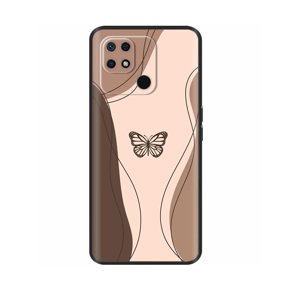 Pour Redmi 10C Coque Mignon Dessin Animé Silicone Liquide Souple Boîtier de Téléphone Pour Xiaomi Redmi 10C Coque Arrière redmi10C 10 C Coques Fundas