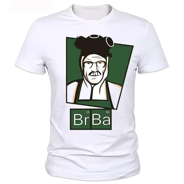Summer O Neck Heisenberg Men Tshirt Short Sleeve Print Casual BreakingBad Print T Shirt for Man Breaking Bad T Shirt