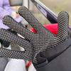 Full Finger Anti-Slip Gloves, Thin Gloves | Black with White Dots, Lightweight And Durable Gardening Gloves