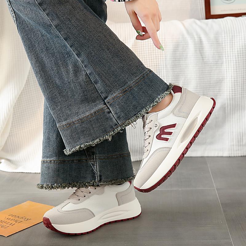 Fashion CRLAYDK Summer Womens Sneakers Walking Mesh Casual Tennis Lace Up Platform Ladies Shoes Comfortable Fashion Sport Trainers