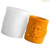 K1AE Multiurpose Cylinder Silicone Mold Halloween Themed Silicone Mould For Handmade Soap Holiday Decoration