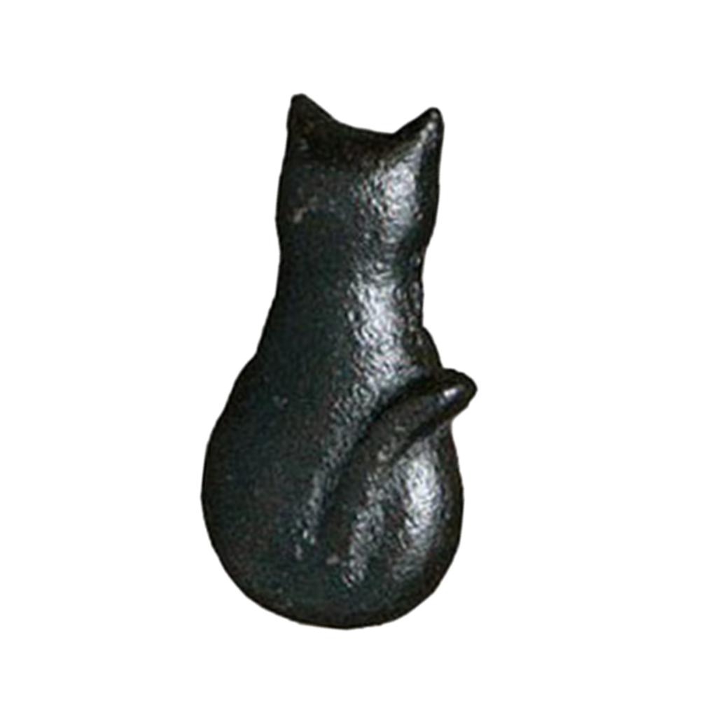 Variety Cast Iron Cute Cat Style Door Drawer Cabinet Wardrobe Pull Handle Knobs Vintage Rural Furniture Hardware