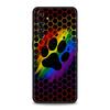 Dog Footprint Paw Cute Phone Case for Realme 8 9 Pro Plus 8i 9i 6 7 GT2 C21 C25 C3 C11 11 Pro 5G Plus Shockproof Silicone Shell