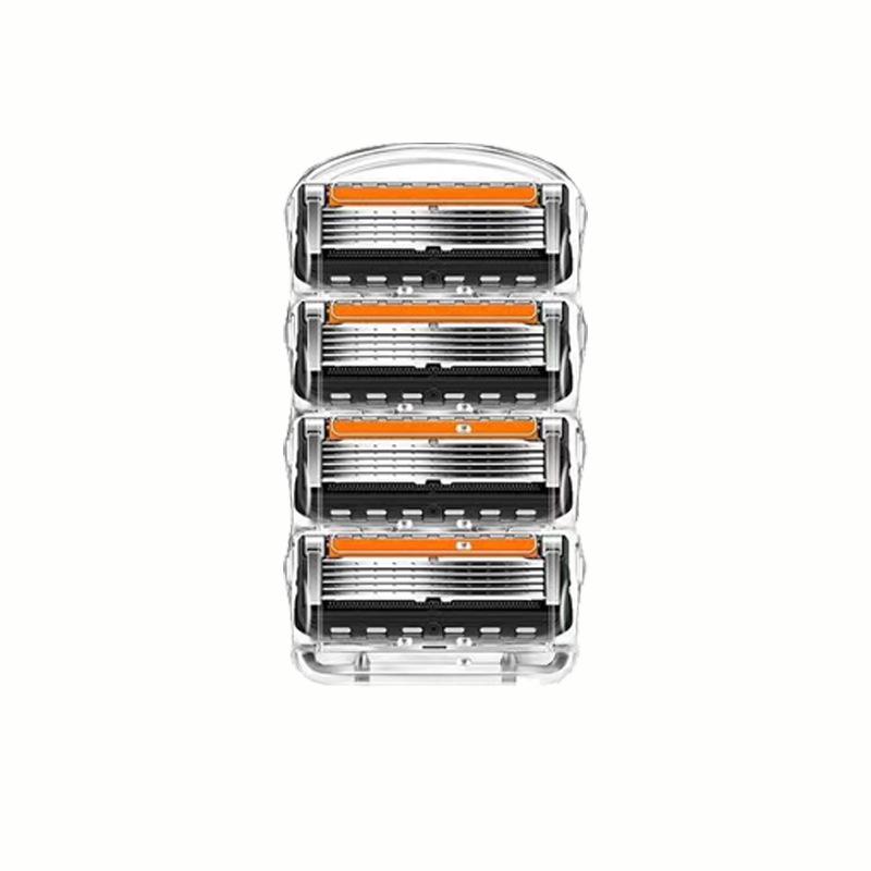 Universal Cross-Border Men's 5-Layer Razor with Gillette Blade and Handle