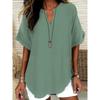 1116 Spring Hot Sale Fashion Carnival Printed Popular Women's V-Neck Short Sleeve T-Shirt European