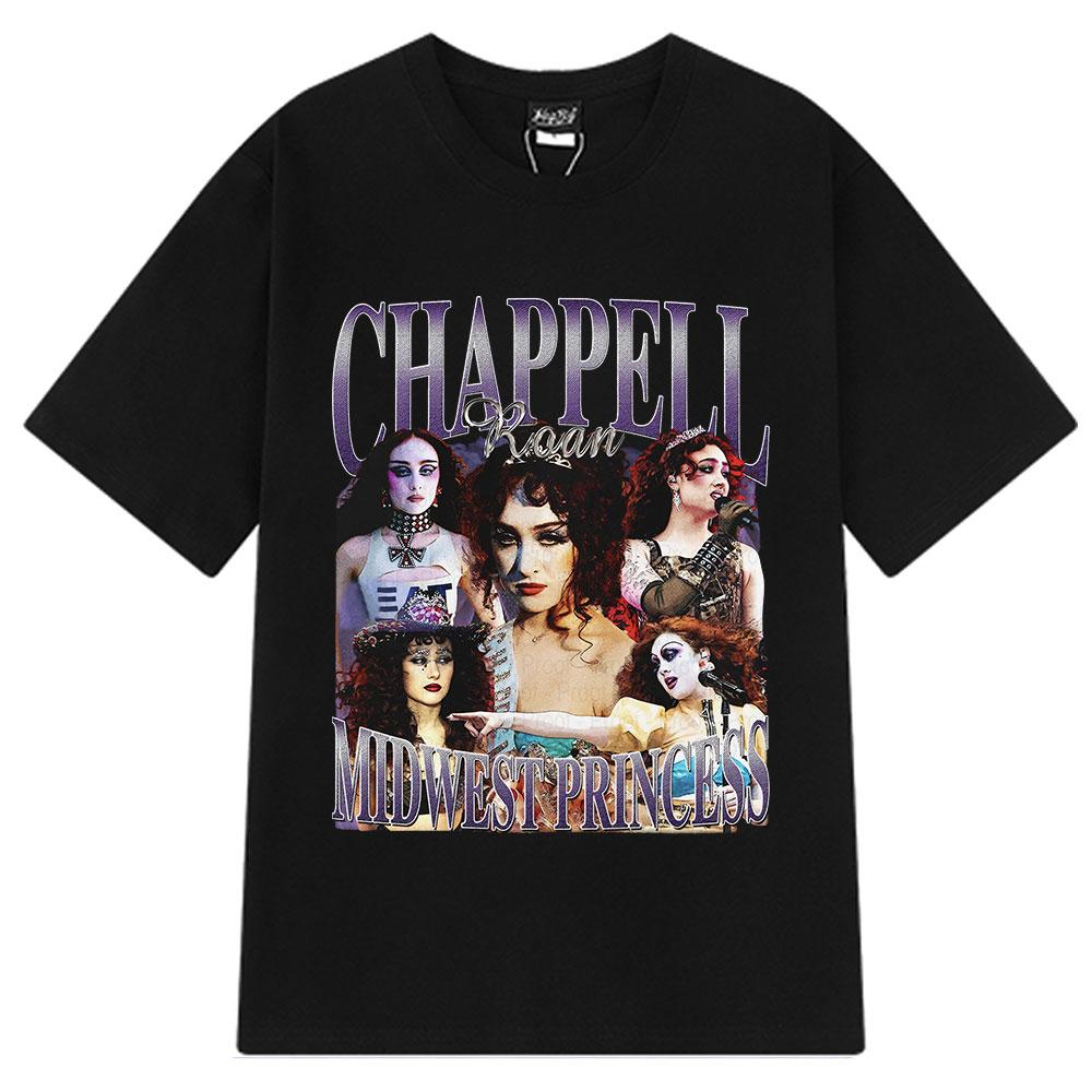 

Chappell Roan Midwest Princess Tshirt Men Women Vintage Fashion Country Music T Shirts Cotton Y2k Harajuku T-shirts - Men s S... S разноцветный