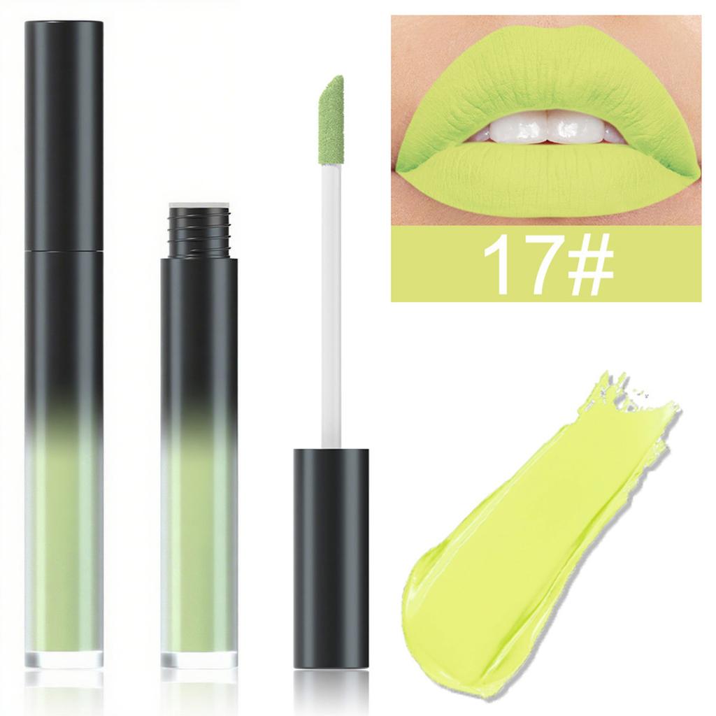 1-delige fluweelmatte lippenstift Rijk gekleurd Lichtgewicht Comfortabel om te dragen Niet-uitdrogende lipgloss Levendige tinten voor dagelijks gebruik of Halloween