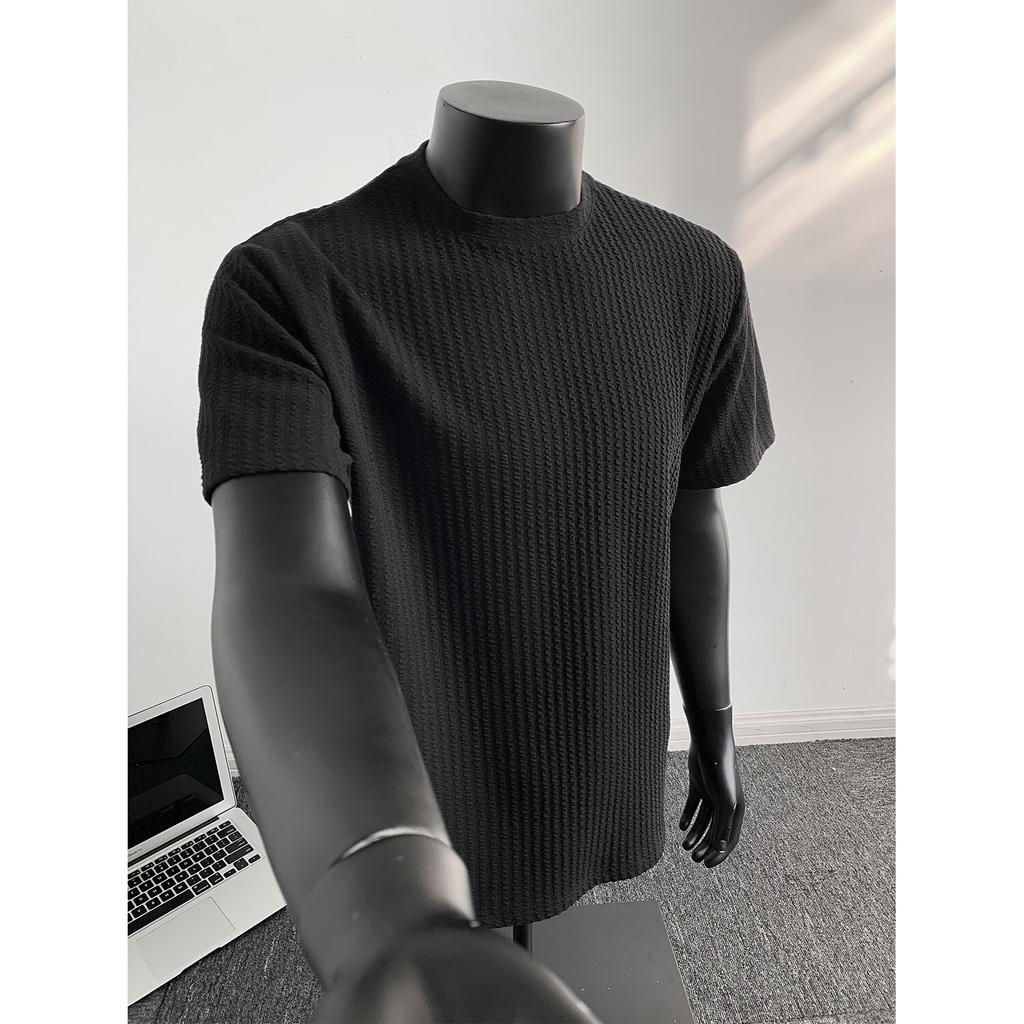 Pit Strip Short-Sleeved T-Shirt Men'S Half-Sleeved Bottoming Shirt Loose And Versatile Japanese Summer Youth T-Shirt