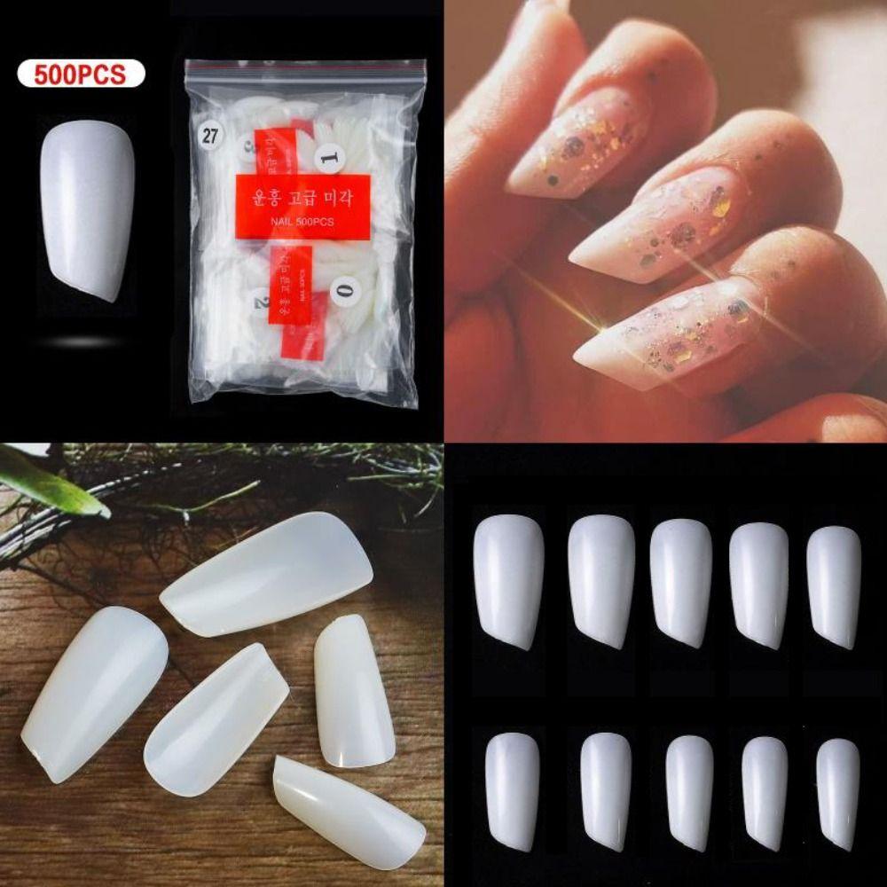 

Special-shaped Natural Full Coverage Manicures Tool Nails Tips Full Sticker Fake Nails False Nails