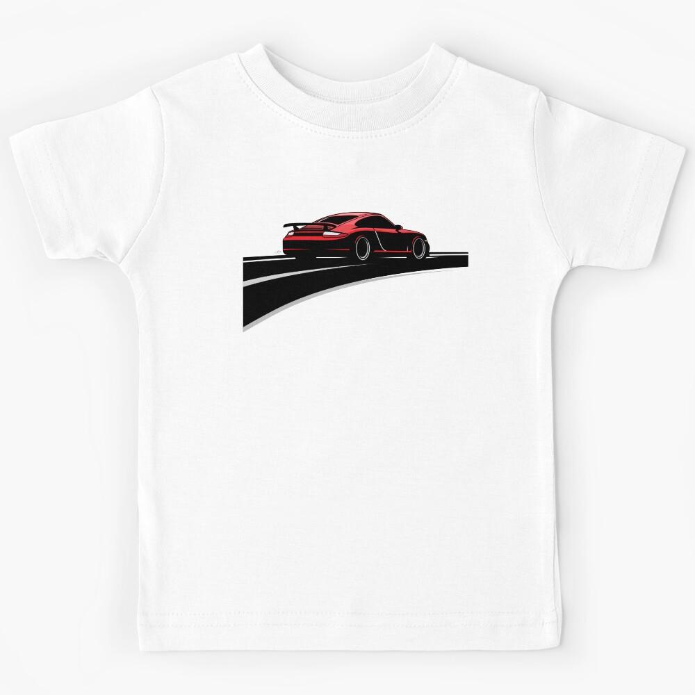 Porsche 997 911 red turbo drive Kids T-Shirt 160