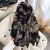 Trend Gold Thread Imitation Cashmere Thin Double-Sided Shawl Fashion Internet Celebrity Big Brand Scarf Of The Same Style