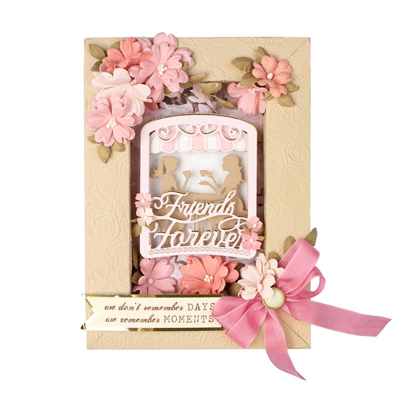 Friends Cafe Scene Metal Cutting Dies Stencils Scrapbook Photo Album Paper Card Decorative Embossing