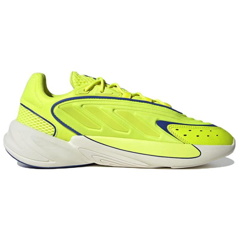 Adidas Originals Ozelia Anti-Slip Wear-Resistant Low-Top Casual Shoes Unisex Yellow Blue Sneakers GX3267
