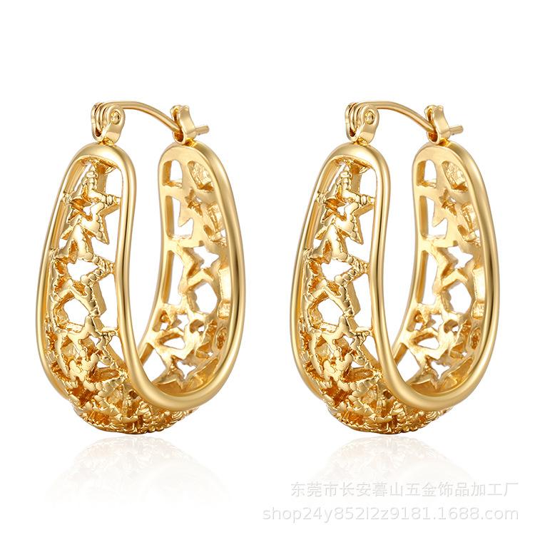 

Серьги из титановой стали премиум-класса, легкие, роскошные, темпераментные, женские, из нержавеющей стали 18 карат, нестандартные серьги