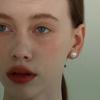 [Silver 925][Freshwater Pearl] Button Pearl Earring